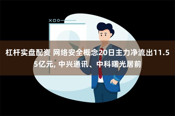 杠杆实盘配资 网络安全概念20日主力净流出11.55亿元, 中兴通讯、中科曙光居前