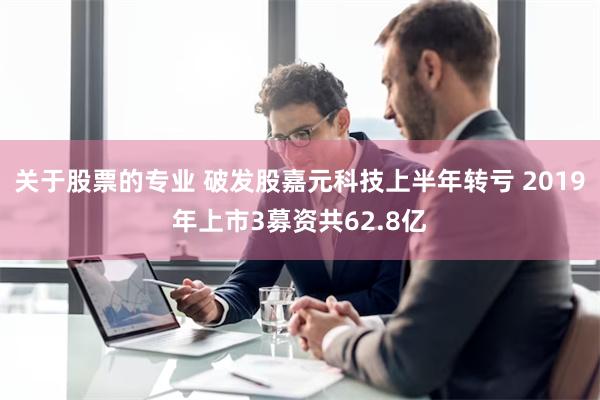 关于股票的专业 破发股嘉元科技上半年转亏 2019年上市3募资共62.8亿